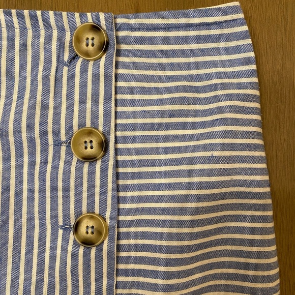 Altar’d State Seersucker Striped Skirt - Picture 2 of 4